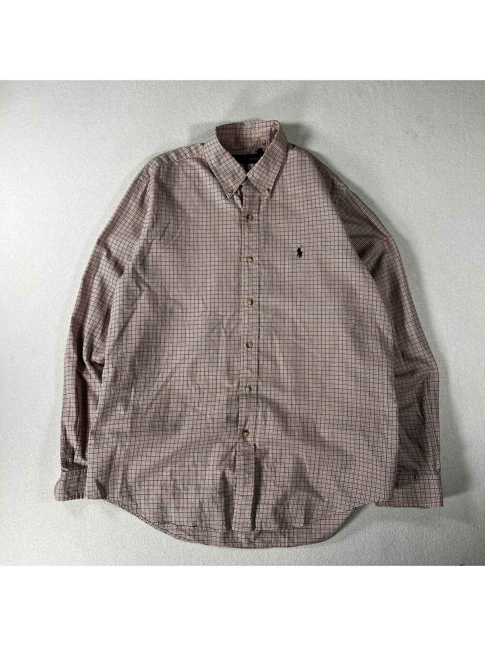 Polo Ralph Lauren Pony Classic Fit Button-Down Plaid Shirt L